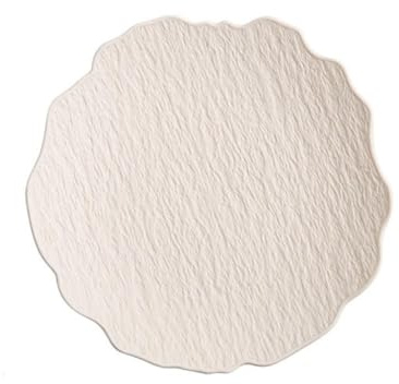 zhongqunli Küchenteller, Haushaltsteller Gemüseteller Keramikgeschirr Teller Salatteller Spaghettiteller Essteller aus Keramik(White,9inch)