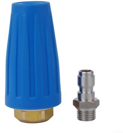 Ugello turbo efficiente per idropulitrice ad alta pressione con connessione da 1/4 con copertura e potenza migliorate (3,5)