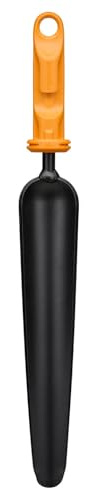 Fiskars OneClick Couteau Désherbeur | Changement Facile en Un Clic, Tête en Acier au Bore, Noir/Orange, 1080694