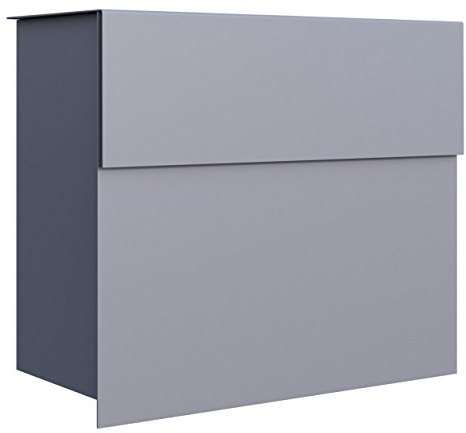 Brevlåda design väggbrevlåda Molto grå metallic – Bravios