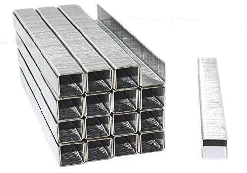 50000 Tackerklammern - Typ 53 - Länge: 6 mm, Breite: 11,4 mm - Maße 6/11,4 - verzinkt/Heftklammern/Tacker-Klammern