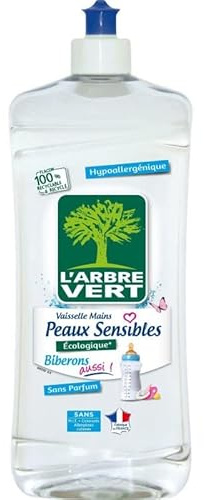 L'ARBRE VERT - Concentre Vaisselle Ecolabel Biberons 750Ml - Lot De 4