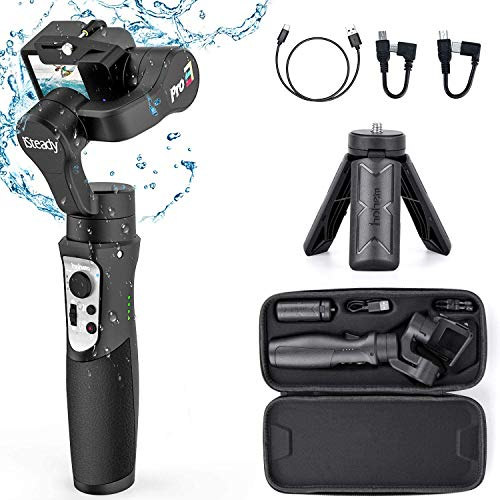 Hohem iSteadyPro 3 Stabilizzatore palmare a 3 assi per DJI, GoPro, Yi, SJCam Action Camera – Nero ISP3B