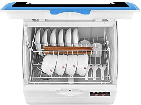 Dishwasher for 6 Sets of Cutlery, 4 Programs,Drying, 3L Water Requirement, Low Noise, Simple Operation, Dish Rack Storage Fully Integrated Dishwasher