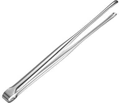 JISADER Barbecue Tongs Kitchen Cooking Tongs Tweezer Heavy Duty Stainless Steel Nonstick Japanese Style Kitchen Utensils Bread Clip, Large