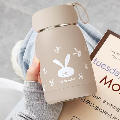 Thermosflasche Edelstahl Kinder mit Temperaturanzeige: Nizirioo 320ML Wasserflasche Vakuum Isolierbecher Auslaufsichere Isolierte Reiseflasche, Ideal für Hitze und Kälte, Thermoskanne für Hause, Sport