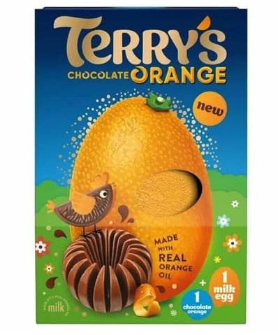 Terry's Chocolate Orange Easter Egg & Terrys Chocolate Orange Ball, 307g