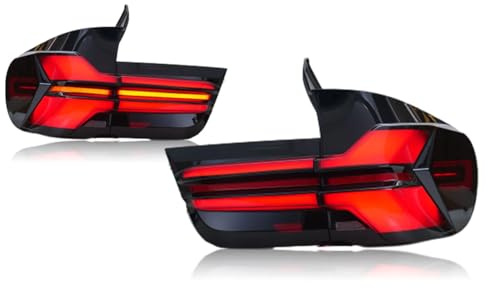 ALaaaaL Feux Arrière De Voiture pour BMW X5 E70 2007 2008 2009 2010 2011 2012 2013,Feu Arrière Voiture Clignotant Gauche Droite Feu Freinageantibrouillard Feux Recul