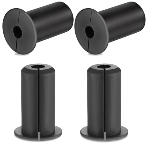 Starlink - Set di 4 passacavi da parete Starlink per 2 cm, in silicone, per router via cavo Starlink e adattatore Ethernet (nero)