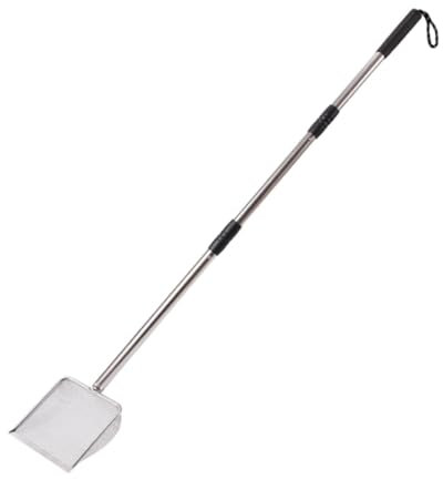 ＡＷＨＡＯ Pala para Arena para Gatos Expandible, Colador para Arena para Gatos de Alta Resistencia Sin Curvatura, para Cachorros, Conejos Y Gatitos, 5mmx5mm