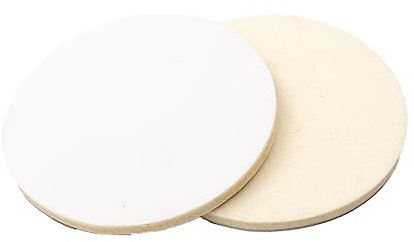 2pcs Wool Felt Polishing Pad Wheel for Glass Stainless Steel Tool Accessories Woodworking Tools,6inch, Cleaning Tool