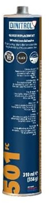 CarCoating Solution Dinitrol 501 FC Colle Pare-Brise Rapide 1h – 2h (310 ML) - pour Collage Pare Brise Professionnel et Particulier