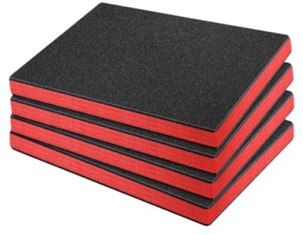 ＡＷＨＡＯ 4pcs Caja de Herramientas Insertos de Espuma Caja de Herramientas Financi, Espuma para Herramientas, 40cmx33cmx2.5cm
