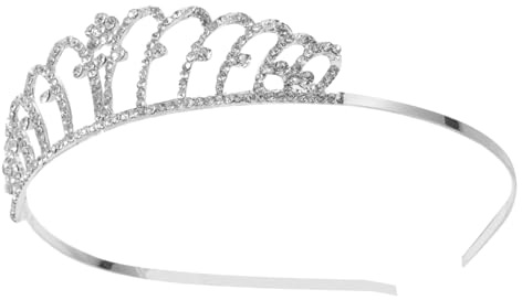 PACKOVE Tiara per Compleanno Coroncina per Ragazze Cerchietto Festivo per Feste Matrimonio e Speciali