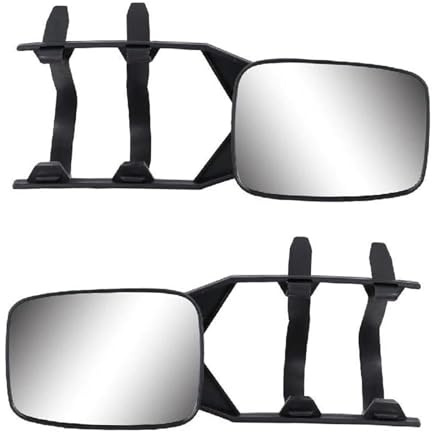 JTYQWD Retrovisor Lato Specchietto Traino Universale 2 Pezzi Specchietto Traino Regolabile per Caravan roulotte Specchietto retrovisore Auto Specchietto Convesso Largo(2 Pezzi)