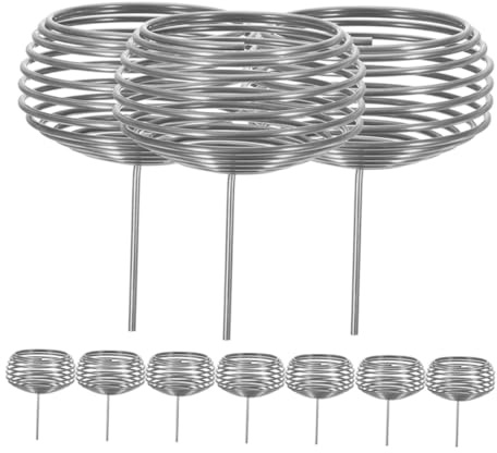 POPETPOP 20pièces Lot De Paniers à Engrais Fil Pour Bonsaï Et Orchidées Coupes Nutritives Pour Plantation Outils De Jardinage Acier Inoxydable