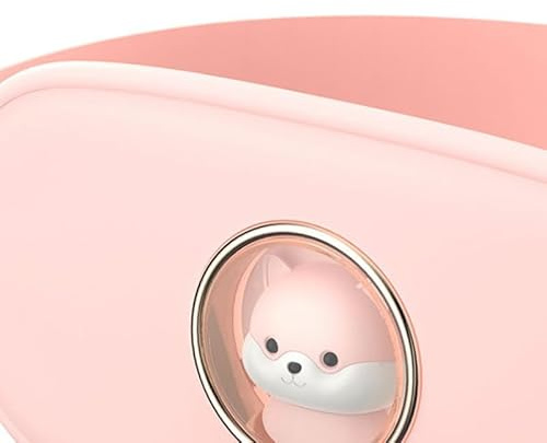 Generic Cinturón de Calentamiento Rápido para el útero, Alivio Menstrual, Compresa Cálida Vibratoria para Mujeres que Viajan, Batería de Litio ABS (Rosado)