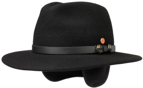 Mayser Georgia Outdoorhut Traveller Filzhut Ledergarnitur Ohrenklappen Herren Herbst Winter Made in EU