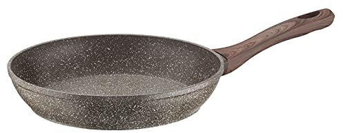 PINTINOX Padella Alluminio Serie Natura, Antiaderente Effetto Pietra, Adatta All'induzione, Diametro 28 cm