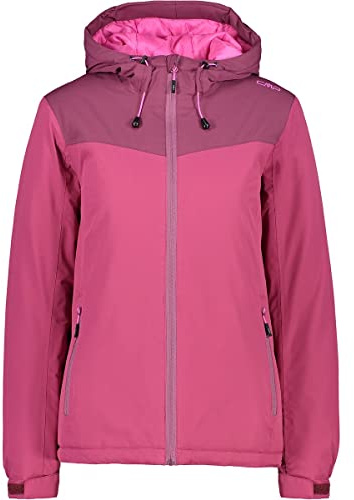 CMP Damen Gefütterte Ripstop Jacke, Sangria, 52