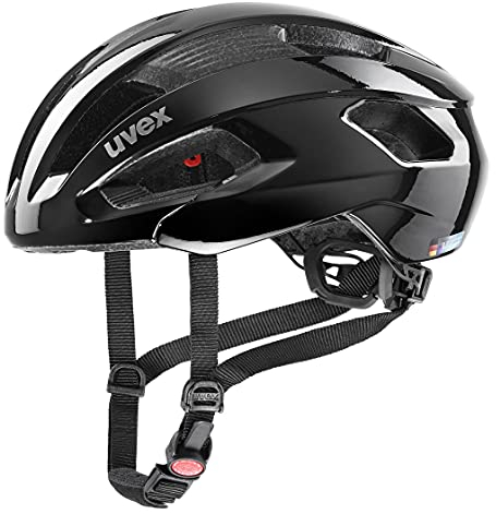 uvex rise - sicherer Performance-Helm für Damen und Herren - individuelle Größenanpassung - optimierte Belüftung - all black - 52-56 cm