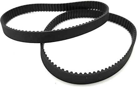 Cinghia dentata chiusa GT2 - larghezza 10mm - lunghezza: 152mm - 2 pezzi ciascuno - cavo di tensione in fibra di vetro (152mm)