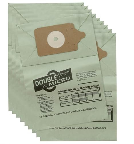MarysDe@lz 10 Pack - Fits Henry Hoover Dust Bags, Paper, Compatible with NUMATIC 604100 / NVM 1B/C / Henry, James, Hetty, Basil Vacuum Cleaner Bags