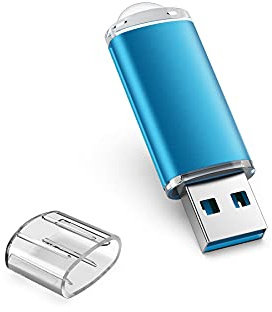 TOPESEL USB Flash Drive 256GB USB 3.0 Flash Drive Memory Stick Thumb Drives USB Stick High Speed 256G Thumb Drive Jump Drive 256G Zip Drive for PC laptops，Car Audio(Blue)