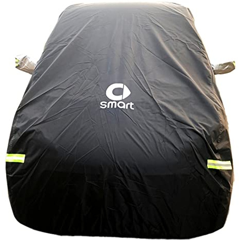 Vollgarage Autoplane Autoabdeckung FüR Smart Fortwo 451 oder Fortwo 453 Ganzgarage Auto Abdeckplane Mobile Garage Wasserdicht SchutzhüLle Abdeckung für Winter Sommer