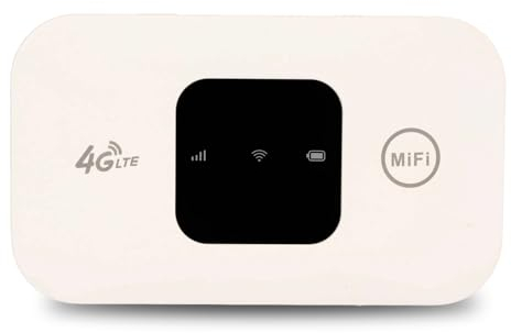 Point D'accès WiFi Mobile, Routeur WiFi H5577 4G Insérez Une Carte Micro SIM, Point D'accès WiFi avec Emplacement pour Carte SIM jusqu'à 10 Utilisateurs, pour Bureau, Voyage,