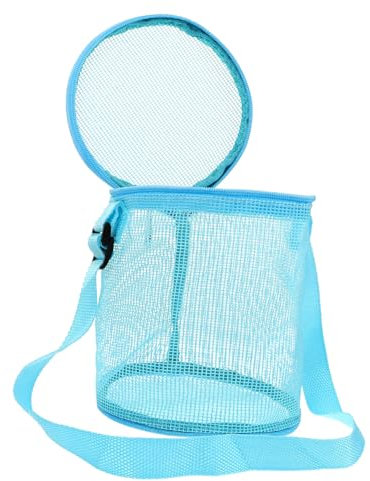 Amosfun Strandtasche Für Kinder Mit Cartoon- Für Sand Strandspielzeug Netz-Strandtasche Großes Fassungsvermögen Für Outdoor-aktivitäten