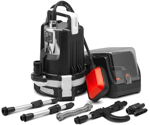 Pompe vide cave pour eaux claires sans fil 20V - Livrée sans batterie - X-Performer