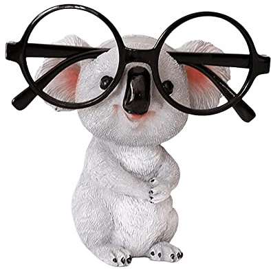 AMJDGEU glasögonram fint djur glasögonhållare för hemmakontor skrivbord dekoration present (koala)