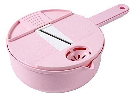 Portable String Vegetable Chopper - Veggie Slicer Cutter Grater, Cheese Chopper Mini, Food Processor Small, Potato Onion Garlic Chopper, Vegetable Chopper Dicer Cutter Dicing Machi