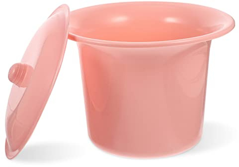 OATIPHO Escupidera para Niños y Urinario Doméstico con Tapa de PP, Orinal de Plástico, para Uso en Casa
