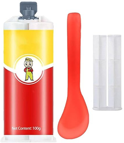 Powerflx Colle De RÉParation, Universelle Colle Puissante Pour MÉTal, AdhÉSif De Soudage Pour MÉTaux Haute RÉSistance, Pour Percer, Modeler, Poncer Et (1PC)