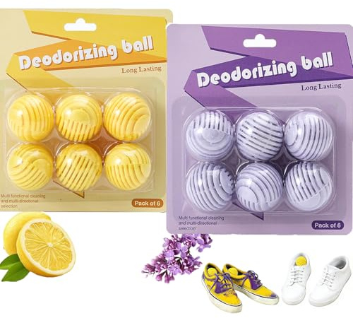 12 PCS Eliminating Odors and Retaining Fragrance Shoe Fresheners, Used for All Shoes, Shoe Cabinets, and Storage Cabinets (Lavender and Lemon Flavors)