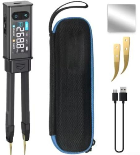 LCR-ST2 2-in-1 Digital LCR ESR Clamp Meter, HD Color Display, 5 Test Frequencies 100Hz-100kHz For SMD Components(LCR-ST2 high)