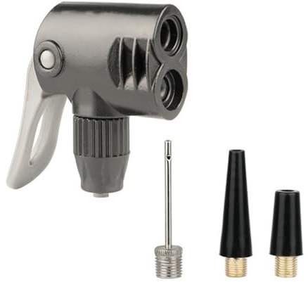 Uqezagpa Mehrzweck-Reifenfülldüse, Fahrradpumpen, Schlauchadapter für Sportgeräte, Rennrad, Ersatzteil, leichte Luft