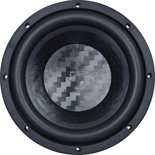 Ground Zero GZUW 10CF – 10 tums subwoofer för exakt och djup bas i bilen, 450 W RMS, 2 x 2 ohm, kraftfull och kontrollerad