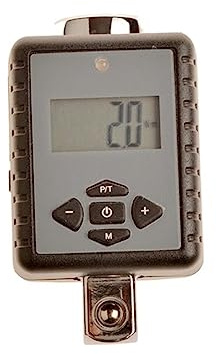LLOOPK Chiave dinamometrica digitale, Chiave dinamometrica 0.3-2000Nm 1/2 3/8 1/4 3/4 Kit chiave digitale professionale regolabile opzionale riparazione auto bici(2-200Nm add socket)