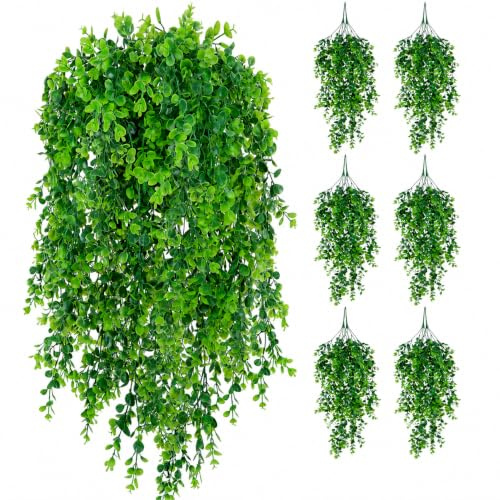 Fairblo 12 Piezas Enredadera Artificial Colgante Plantas Falsas 75 cm