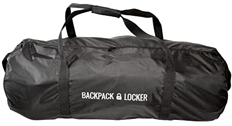 Backpack Locker - Dachbox Tasche - Große Schultertasche (Schwarz, 100 Liter)