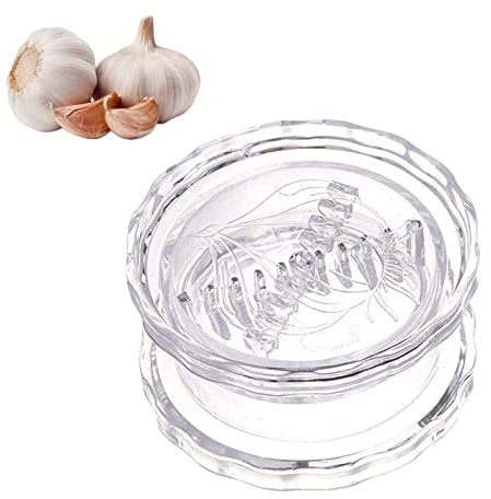 Herramienta trituradora de ajos, prensa manual transparente para torcer ajos, picadora de ajos, peladora de ajos, prensas de ajo para picar cebollas, jengibre, frutas, ensalada