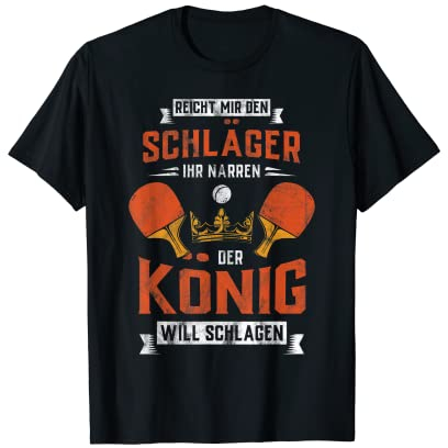Tischtennis Geschenke Männer Tischtennisspieler Ping Pong T-Shirt