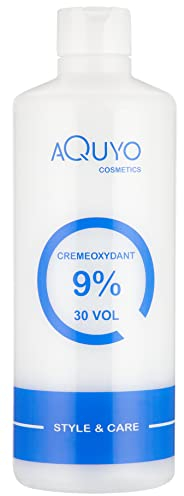 Creme Oxydant Entwickler 9% 500ml (30 Volumen) für Haarfärbung, Haartönung oder Blondierung | Oxidationscreme mit Wasserstoffperoxid H2O2 | Oxidant ist frei von Duftstoffen