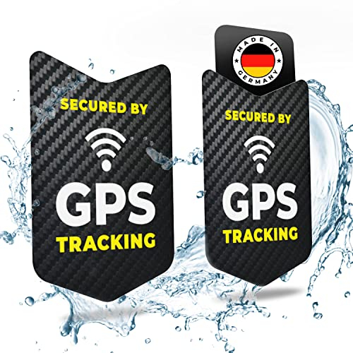 tagplus® Premium GPS Fahrrad Aufkleber [2 STK.] mit bombenfester Klebekraft für maximalen Diebstahlschutz inkl. Anleitung I KEIN GPS Tracker I wetterbeständig & klimaneutral Made in Germany