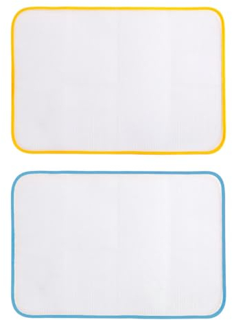 KGDUYC Almohadillas de Fieltro para Planchado,2 Piezas de Malla Aislante para Almohadilla de Planchado doméstica, Malla Protectora para Planchado y Ropa (40 * 60CM)