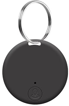 Key Finder, Bluetooth Item Locator Mini GPS Tag Live Tracking on Free App Bluetooth 5.0.Key Finder for Wallets Pets Lggage Child Locators Finder Anti-Lost Tag Compatible with Android iOS, Black