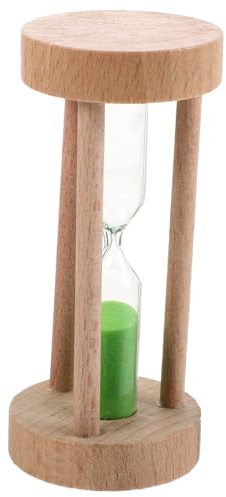 Alipis 3 Pièces 3 Minuteur Minuterie pour Horloge Sabliers pour L'école Minuterie Visuelle De 3 Minutes pour Les Enfants De Cuisine 3 Décor De Thé Heure
